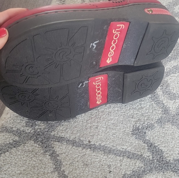 Socofy red clogs - Picture 5 of 6